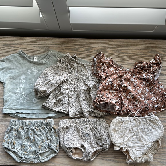 Rylee + Cru Other - Rylee & cru 0-3m mix and match top and bloomers
